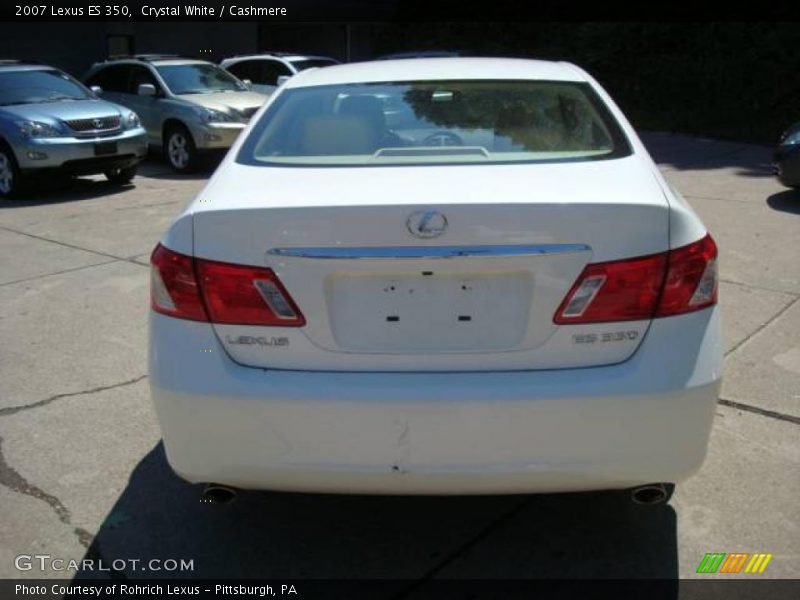Crystal White / Cashmere 2007 Lexus ES 350