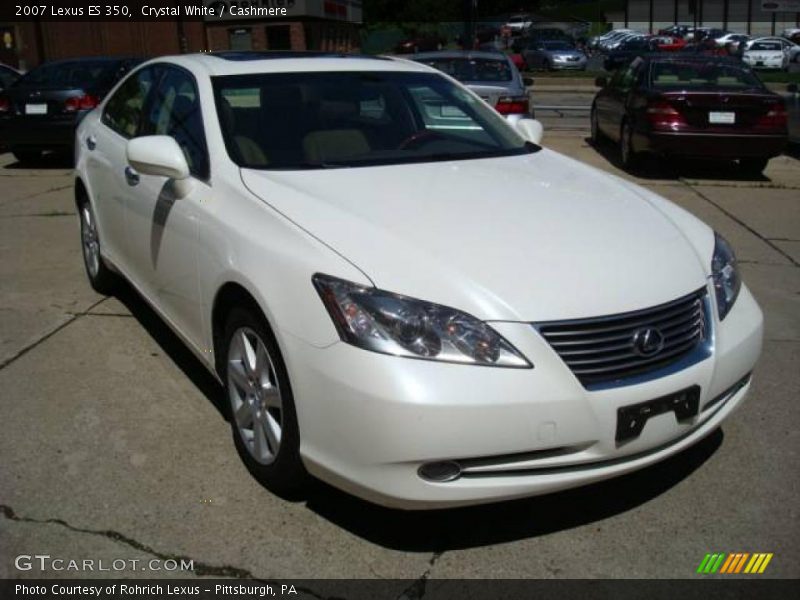 Crystal White / Cashmere 2007 Lexus ES 350