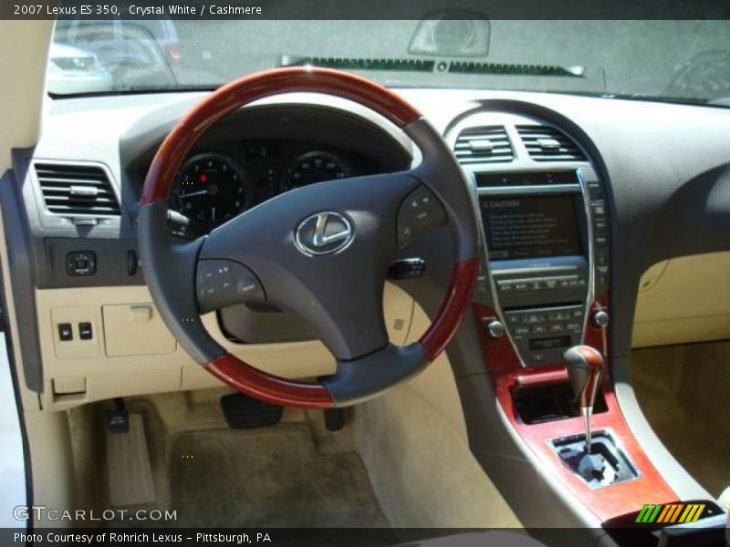 Crystal White / Cashmere 2007 Lexus ES 350
