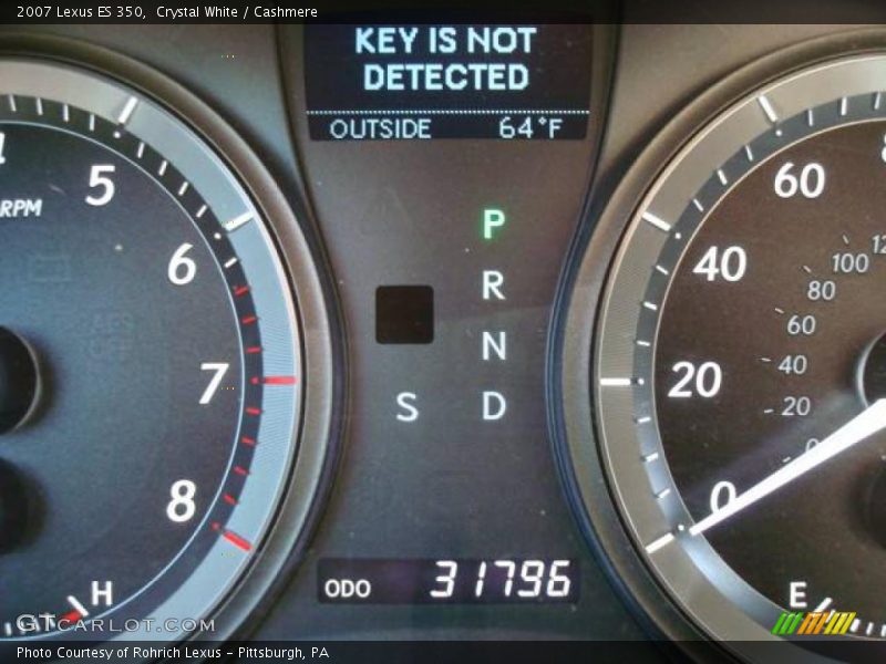 Crystal White / Cashmere 2007 Lexus ES 350