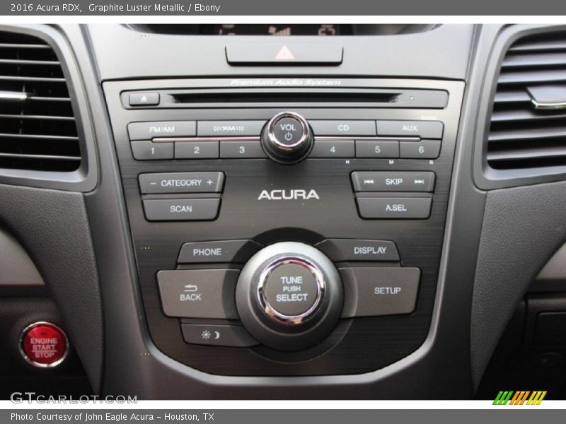 Graphite Luster Metallic / Ebony 2016 Acura RDX