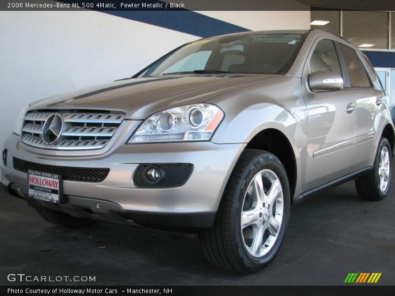 Pewter Metallic / Black 2006 Mercedes-Benz ML 500 4Matic