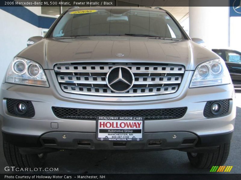Pewter Metallic / Black 2006 Mercedes-Benz ML 500 4Matic