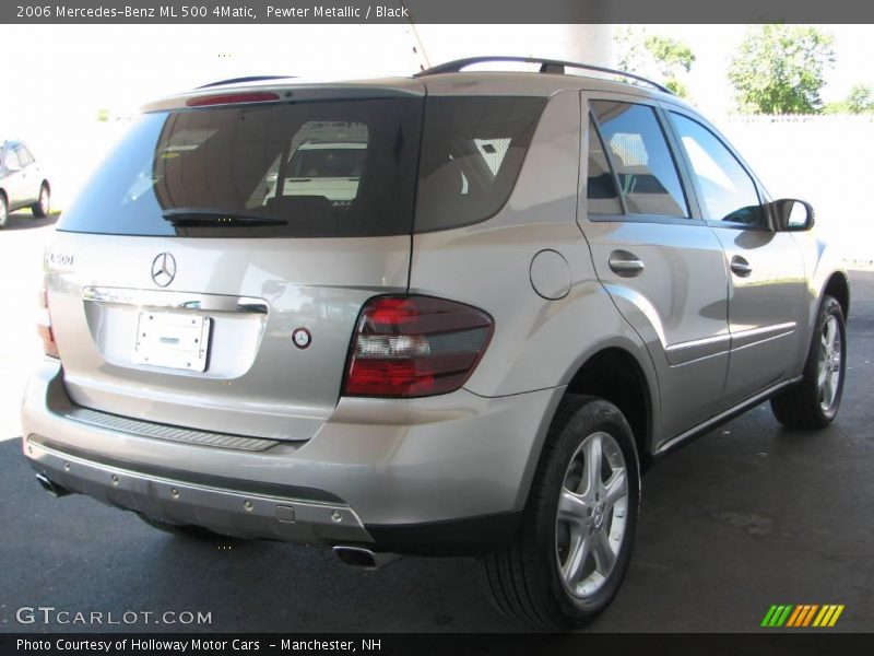 Pewter Metallic / Black 2006 Mercedes-Benz ML 500 4Matic