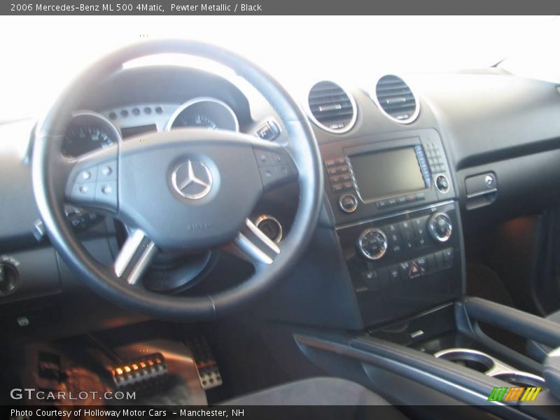 Pewter Metallic / Black 2006 Mercedes-Benz ML 500 4Matic