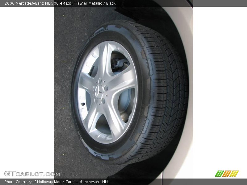Pewter Metallic / Black 2006 Mercedes-Benz ML 500 4Matic