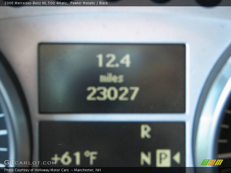 Pewter Metallic / Black 2006 Mercedes-Benz ML 500 4Matic