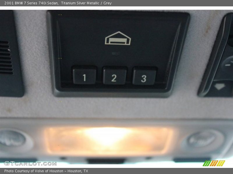 Titanium Silver Metallic / Grey 2001 BMW 7 Series 740i Sedan
