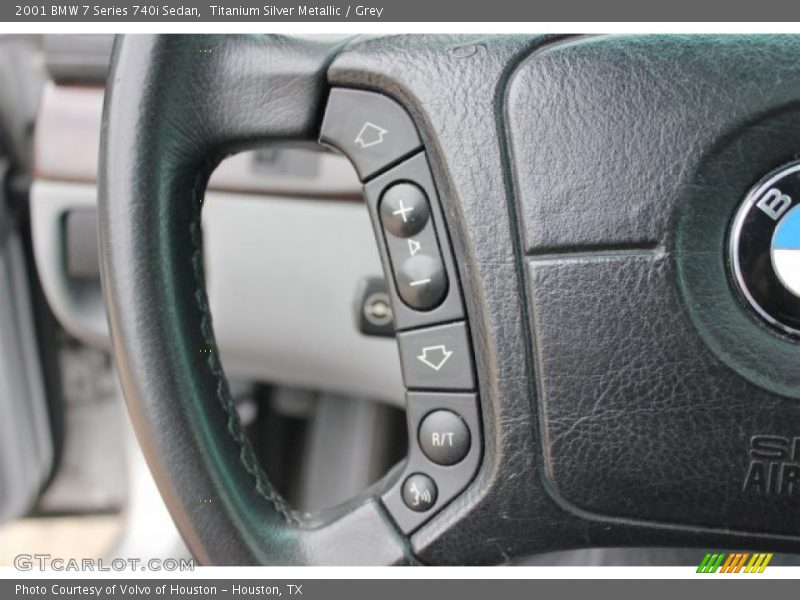 Titanium Silver Metallic / Grey 2001 BMW 7 Series 740i Sedan