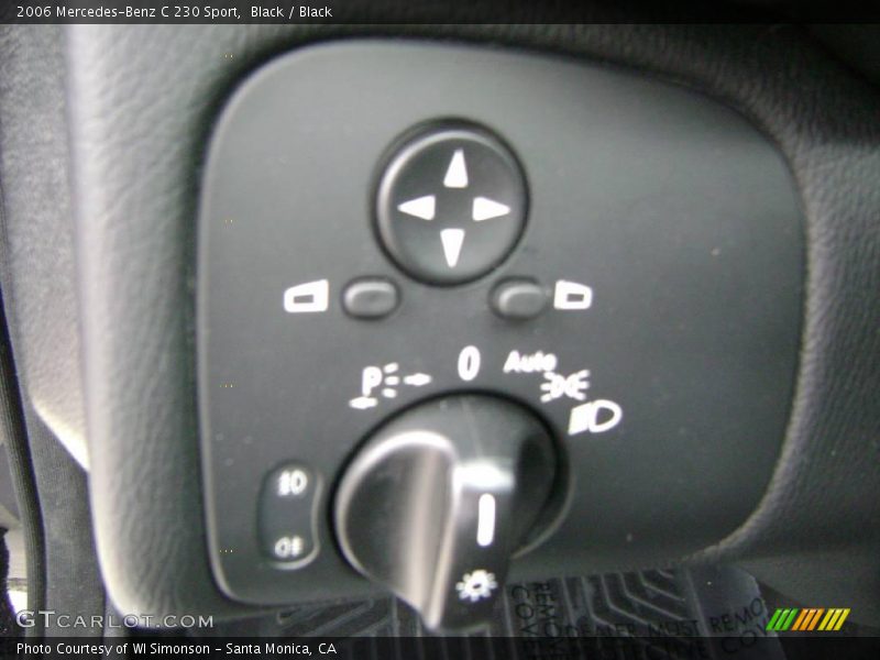 Black / Black 2006 Mercedes-Benz C 230 Sport