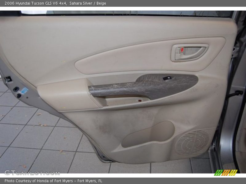 Sahara Silver / Beige 2006 Hyundai Tucson GLS V6 4x4