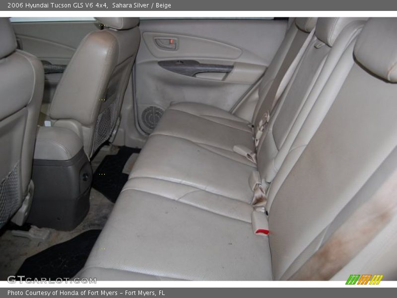 Sahara Silver / Beige 2006 Hyundai Tucson GLS V6 4x4