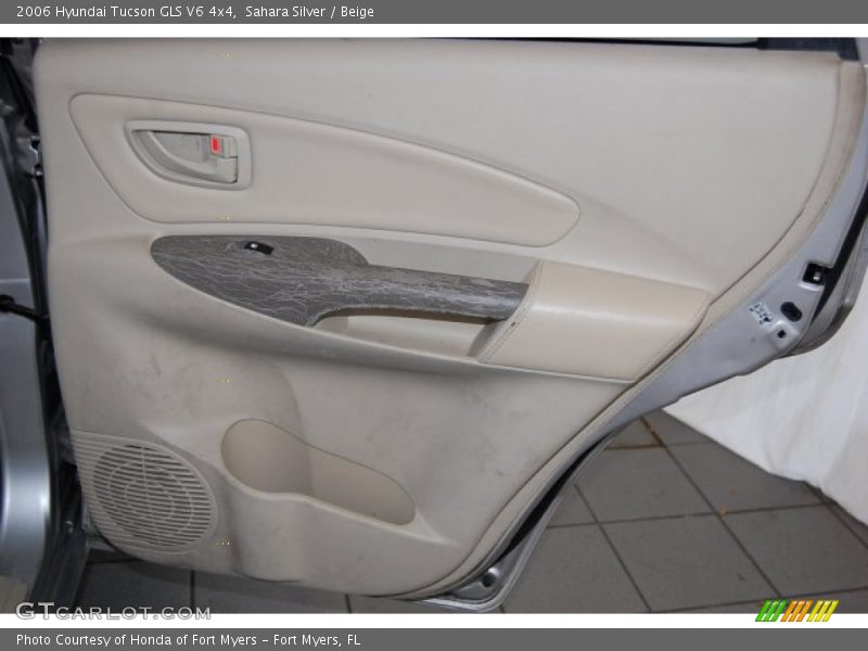 Sahara Silver / Beige 2006 Hyundai Tucson GLS V6 4x4