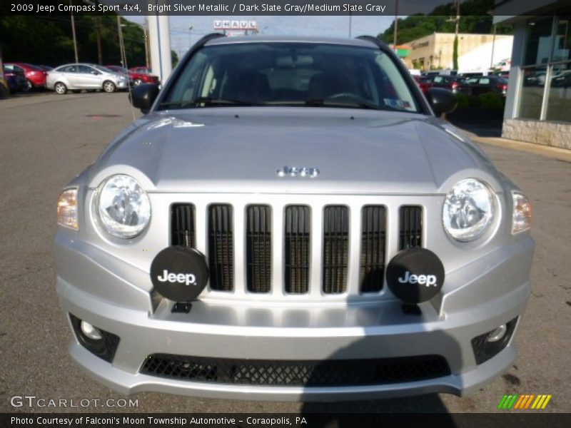 Bright Silver Metallic / Dark Slate Gray/Medium Slate Gray 2009 Jeep Compass Sport 4x4