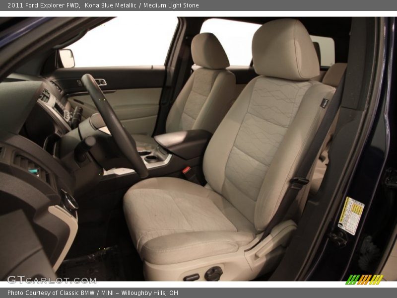 Front Seat of 2011 Explorer FWD