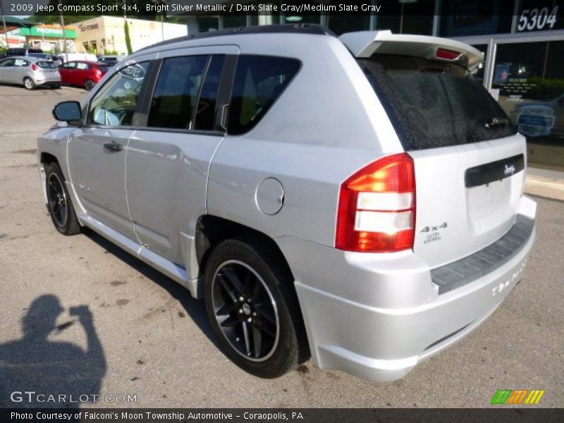 Bright Silver Metallic / Dark Slate Gray/Medium Slate Gray 2009 Jeep Compass Sport 4x4