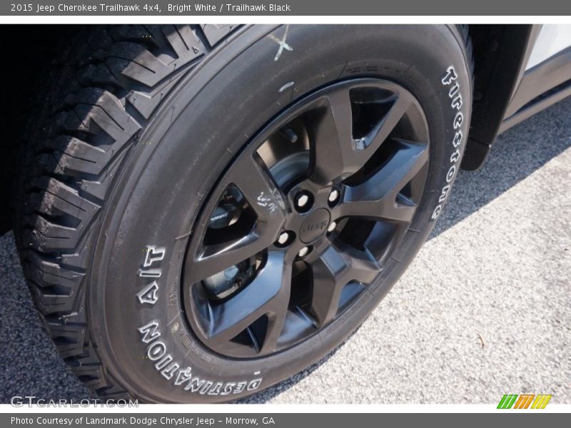 Bright White / Trailhawk Black 2015 Jeep Cherokee Trailhawk 4x4