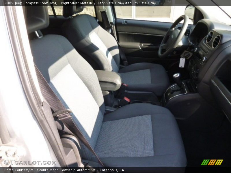 Bright Silver Metallic / Dark Slate Gray/Medium Slate Gray 2009 Jeep Compass Sport 4x4