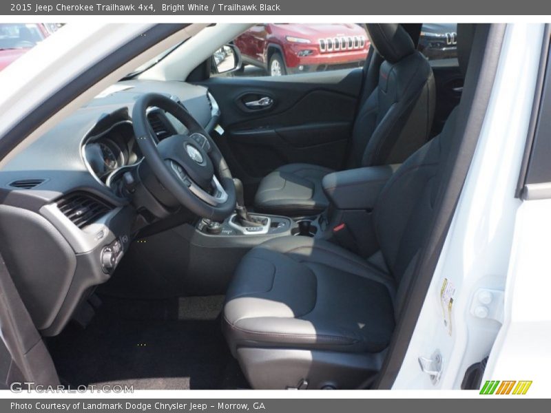 Bright White / Trailhawk Black 2015 Jeep Cherokee Trailhawk 4x4