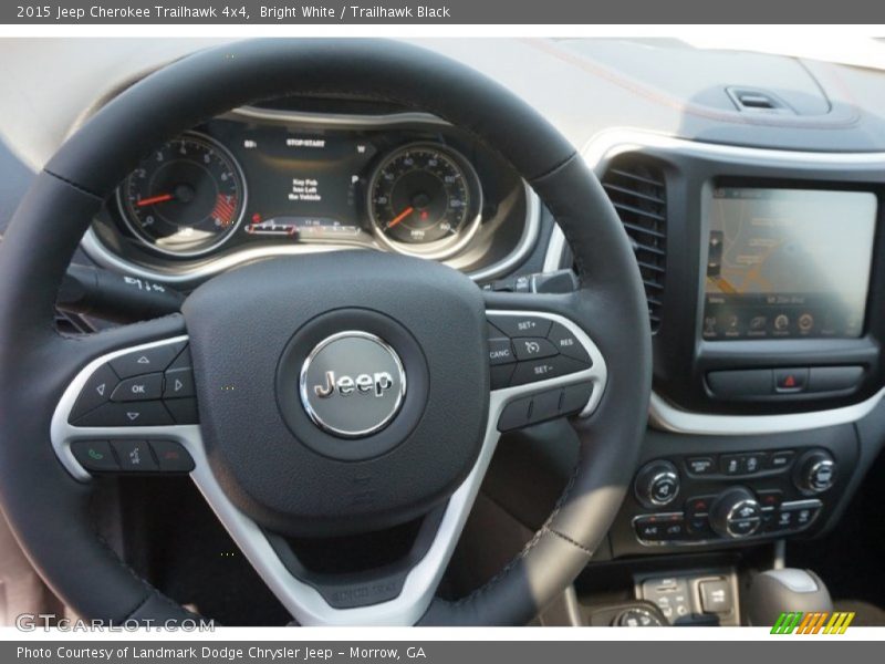 Bright White / Trailhawk Black 2015 Jeep Cherokee Trailhawk 4x4