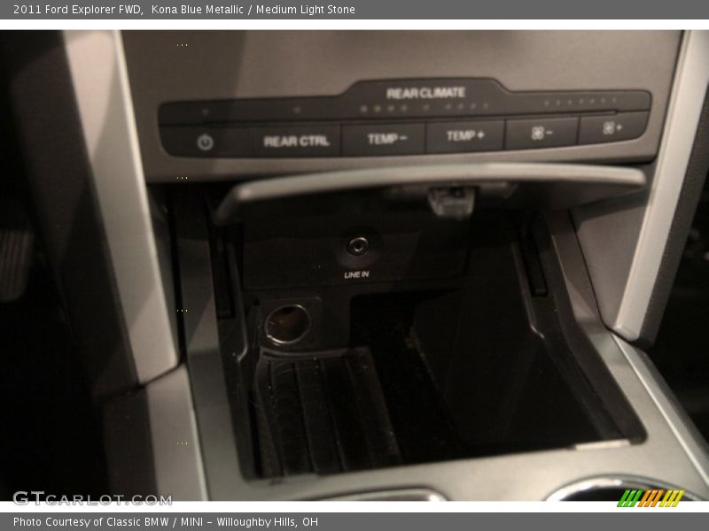 Kona Blue Metallic / Medium Light Stone 2011 Ford Explorer FWD