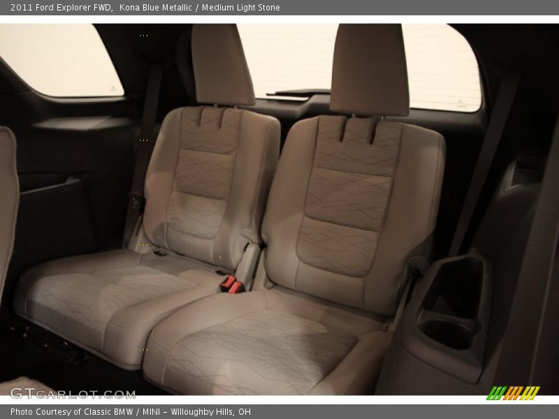 Kona Blue Metallic / Medium Light Stone 2011 Ford Explorer FWD