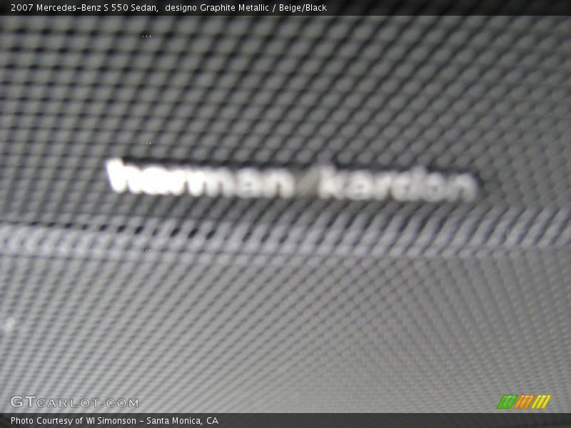 designo Graphite Metallic / Beige/Black 2007 Mercedes-Benz S 550 Sedan