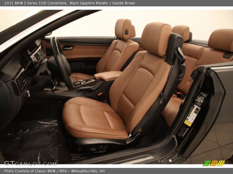  2012 3 Series 328i Convertible Saddle Brown Interior