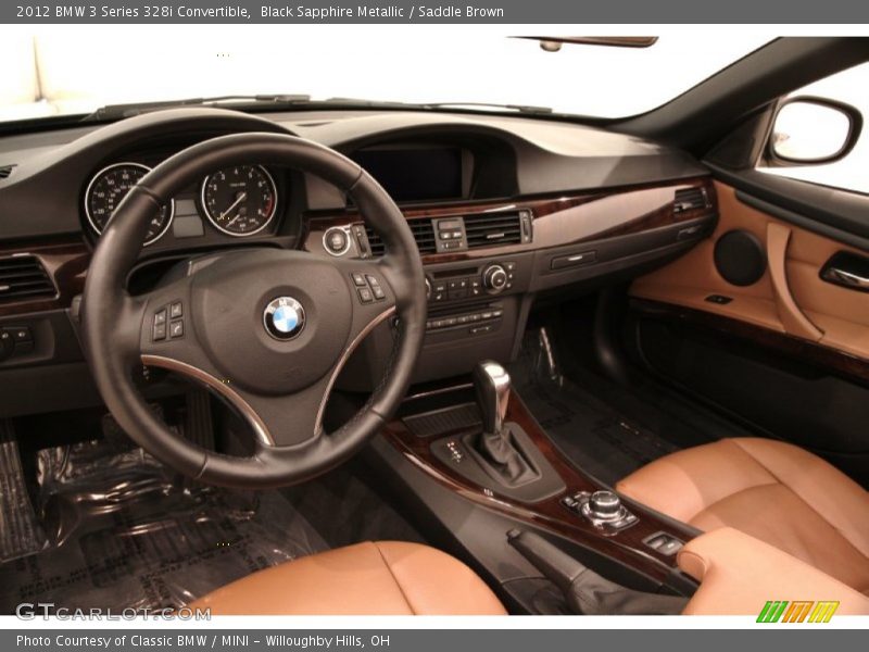 Dashboard of 2012 3 Series 328i Convertible