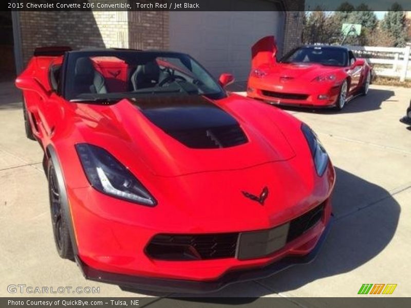 Torch Red / Jet Black 2015 Chevrolet Corvette Z06 Convertible