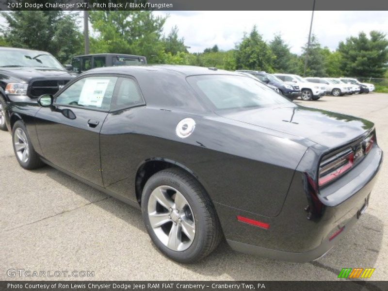 Pitch Black / Black/Tungsten 2015 Dodge Challenger SXT