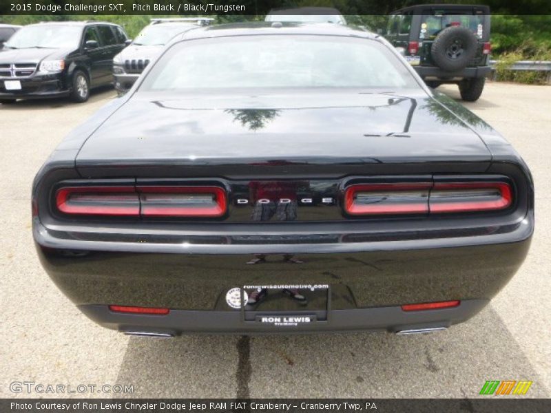 Pitch Black / Black/Tungsten 2015 Dodge Challenger SXT