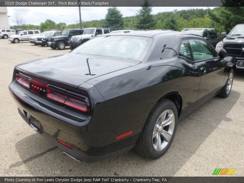 Pitch Black / Black/Tungsten 2015 Dodge Challenger SXT