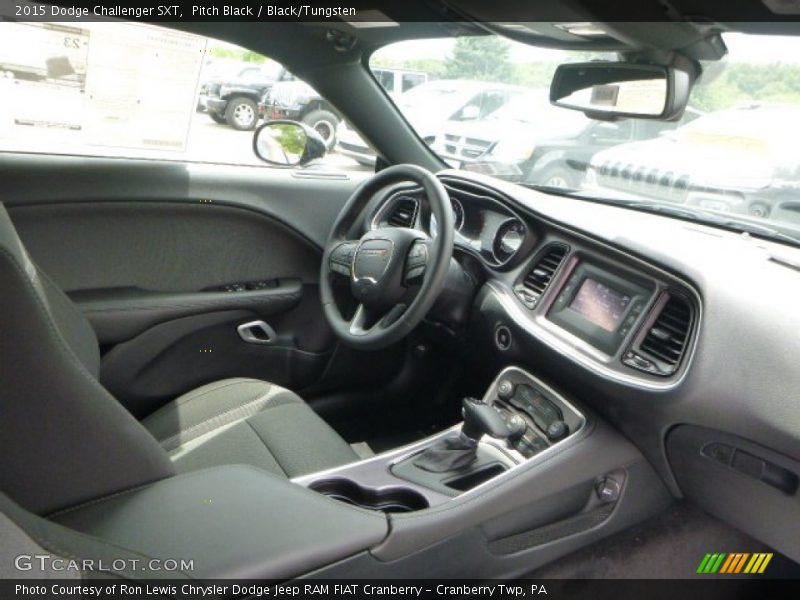 Pitch Black / Black/Tungsten 2015 Dodge Challenger SXT