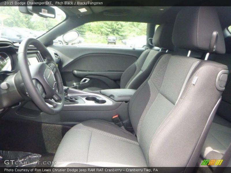 Pitch Black / Black/Tungsten 2015 Dodge Challenger SXT