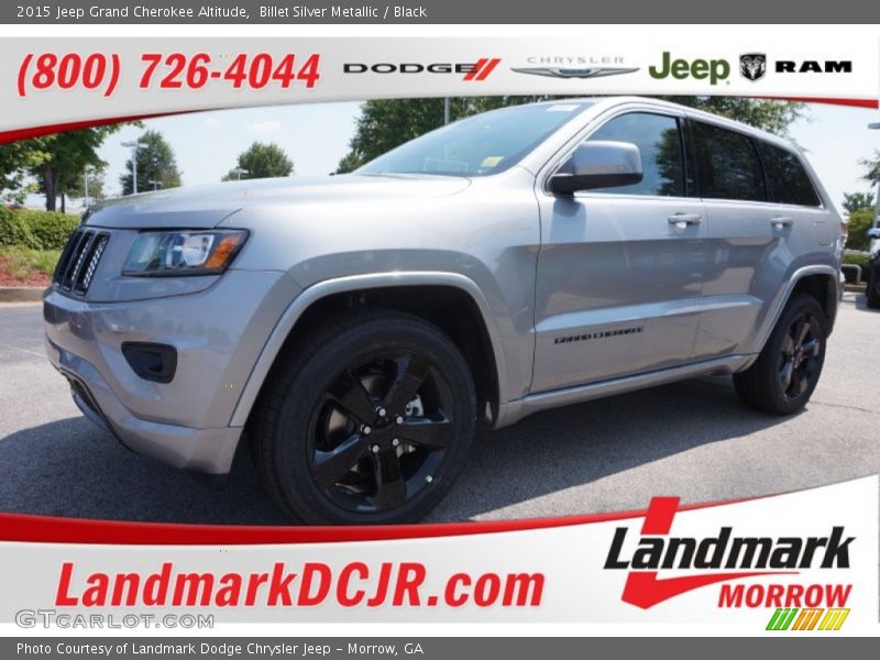 Billet Silver Metallic / Black 2015 Jeep Grand Cherokee Altitude