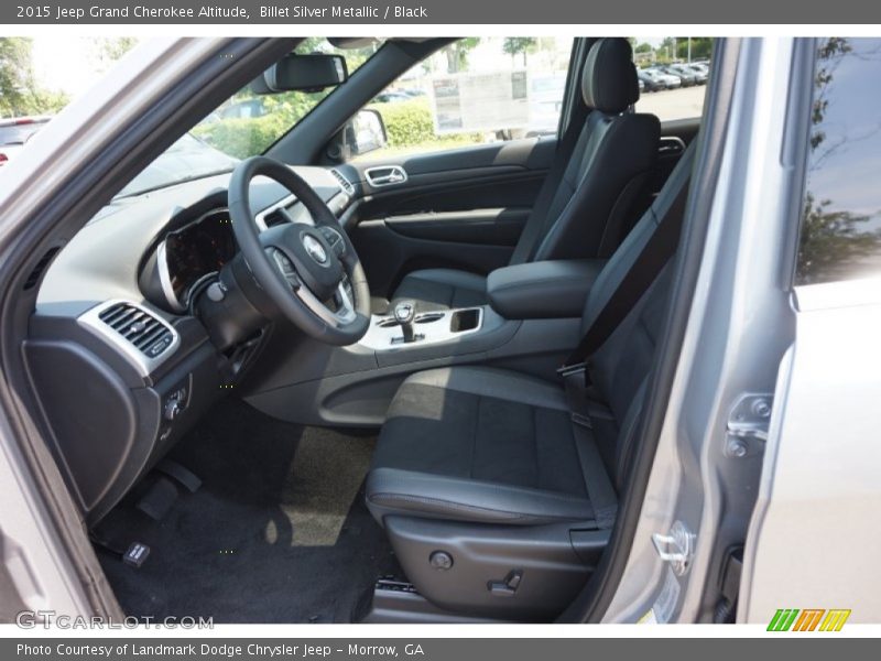 Billet Silver Metallic / Black 2015 Jeep Grand Cherokee Altitude