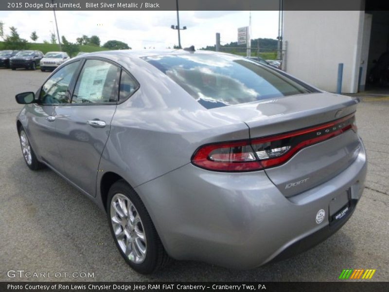 Billet Silver Metallic / Black 2015 Dodge Dart Limited