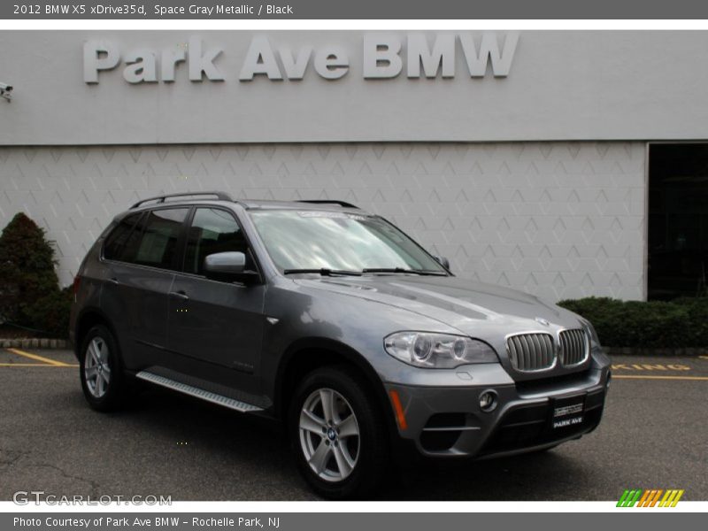 Space Gray Metallic / Black 2012 BMW X5 xDrive35d