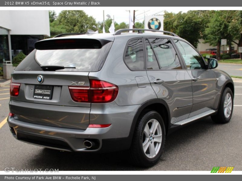 Space Gray Metallic / Black 2012 BMW X5 xDrive35d