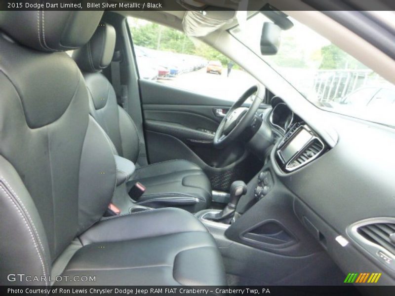 Billet Silver Metallic / Black 2015 Dodge Dart Limited