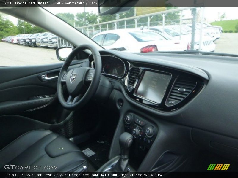 Billet Silver Metallic / Black 2015 Dodge Dart Limited