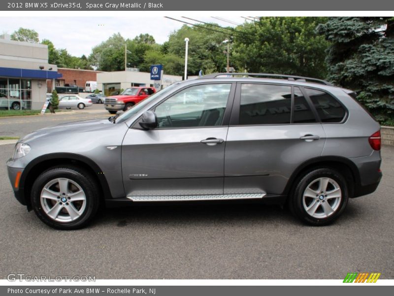 Space Gray Metallic / Black 2012 BMW X5 xDrive35d