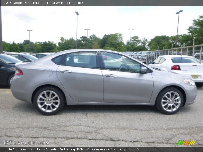 Billet Silver Metallic / Black 2015 Dodge Dart Limited