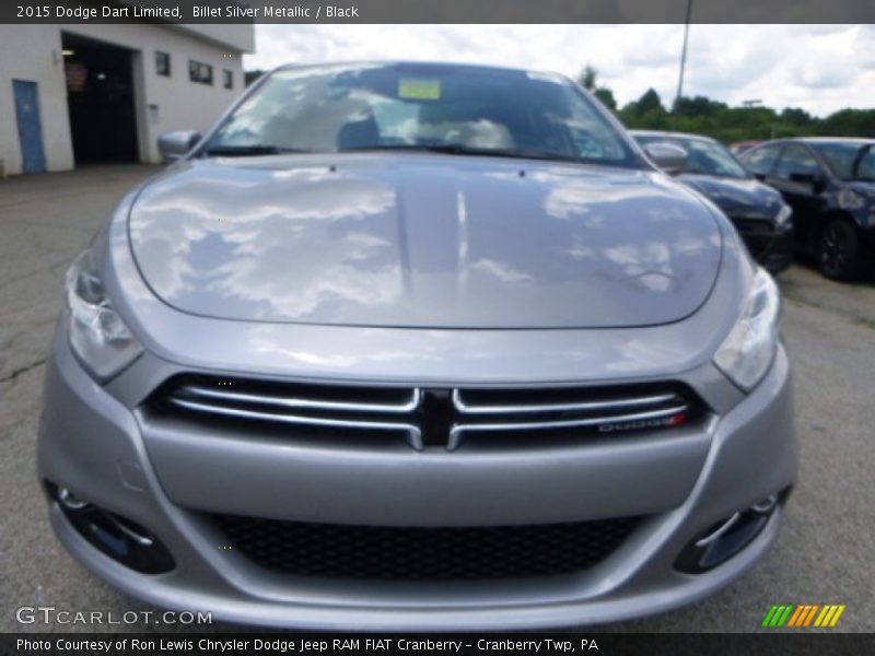 Billet Silver Metallic / Black 2015 Dodge Dart Limited