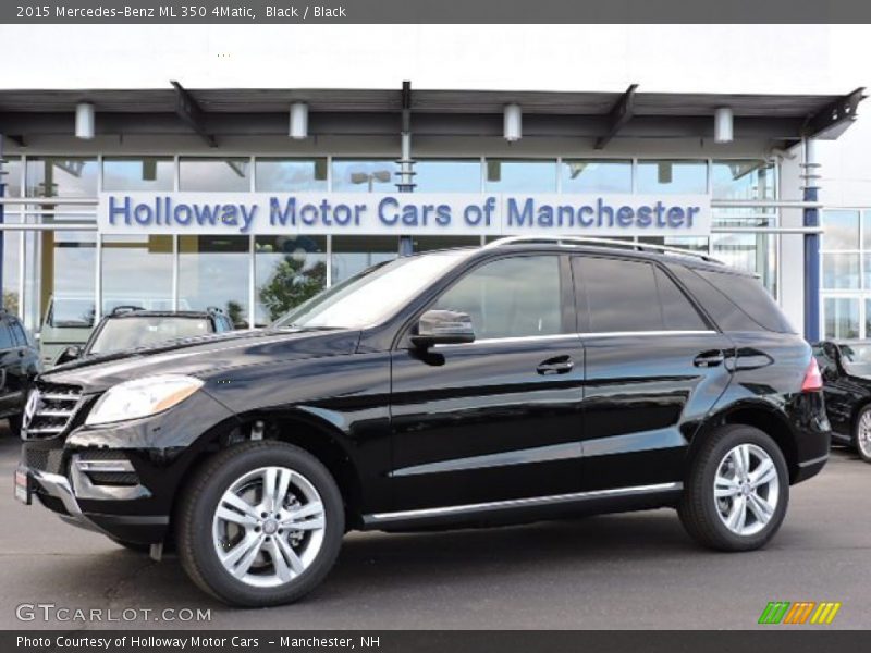 Black / Black 2015 Mercedes-Benz ML 350 4Matic