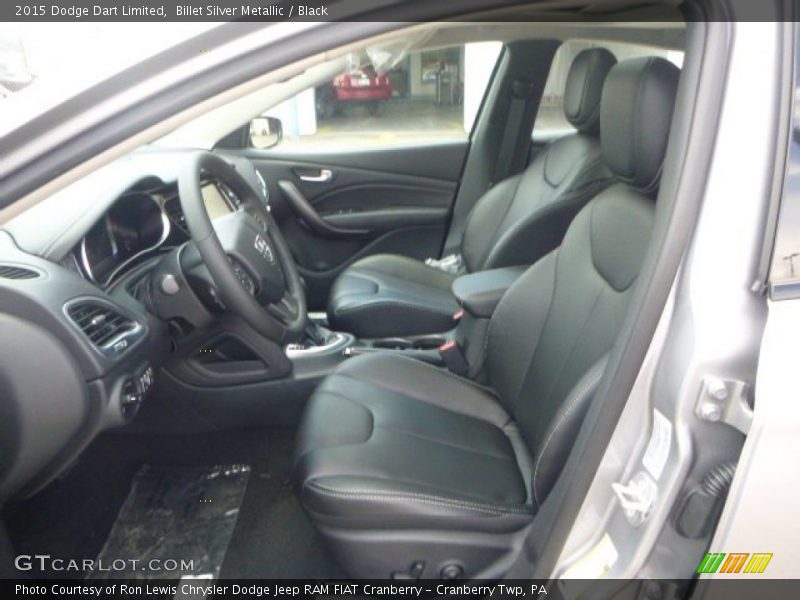 Billet Silver Metallic / Black 2015 Dodge Dart Limited