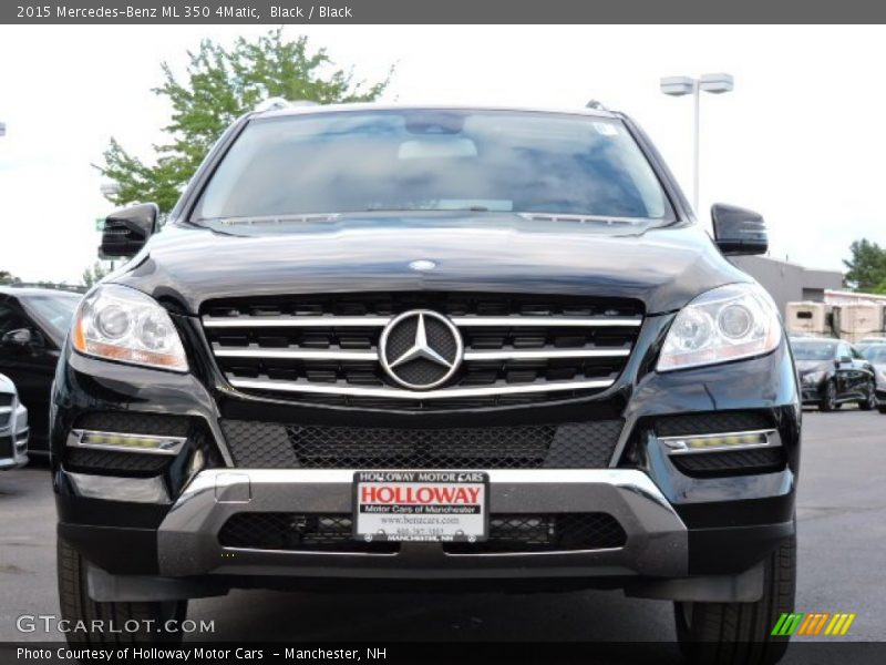 Black / Black 2015 Mercedes-Benz ML 350 4Matic