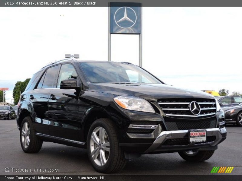 Black / Black 2015 Mercedes-Benz ML 350 4Matic