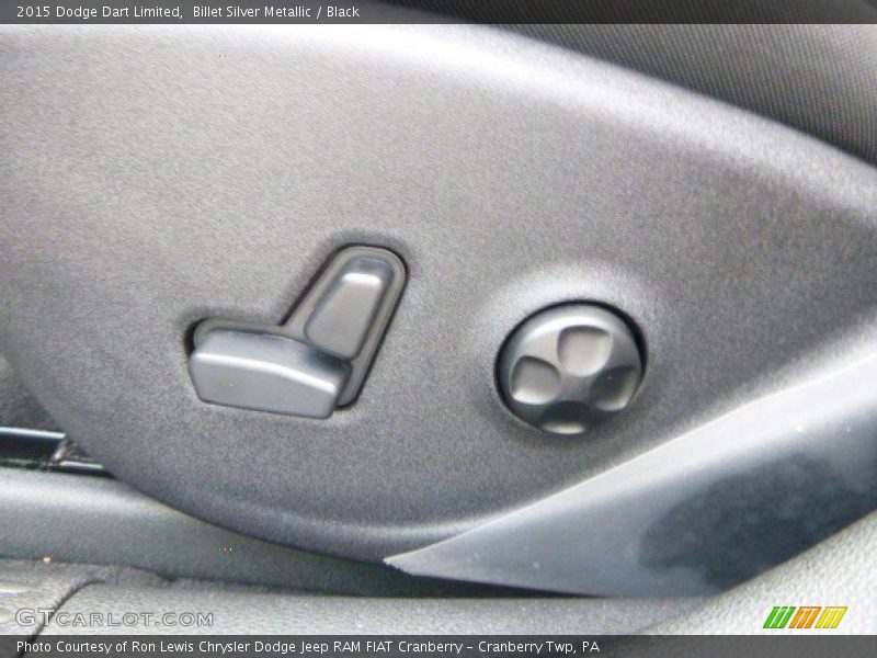 Billet Silver Metallic / Black 2015 Dodge Dart Limited